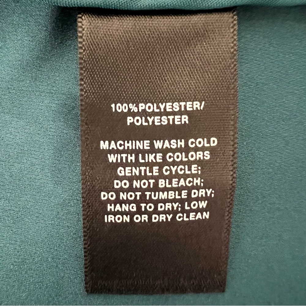 Lafayette 148 NY Nala Teal Zip Front Career Blazer Jacket Travel Size 12 - Picture 14 of 16